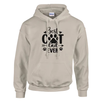 Best Cat Dad Ever 01 Pullover Hoodie - Hoodies