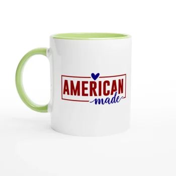 American Made 01 Ceramic Coffee Mug | 11oz - Patriotic, Mugs