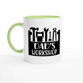 Dad's Workshop 01 Ceramic Coffee Mug 11oz - Mugs