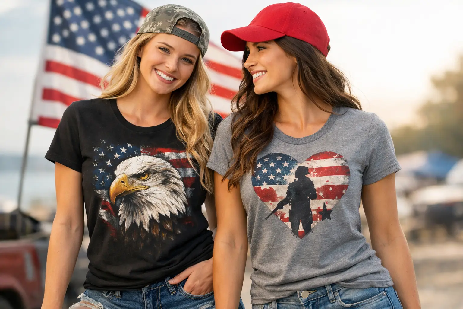 Women Patriotic Graphic Tees That Stand Out