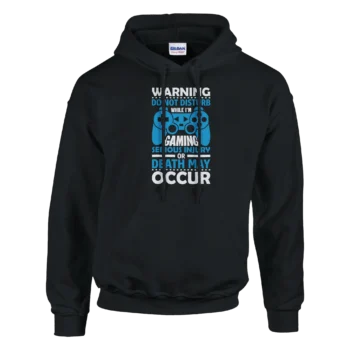 Gaming Serious Injury Warning Hoodie - All Apparel & Gifts, Hoodies, Video & Games