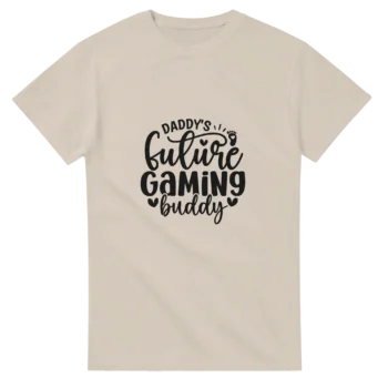 Daddy's Future Gaming Buddy Graphic T-Shirt - All Apparel & Gifts, Funny Quotes, T-Shirts