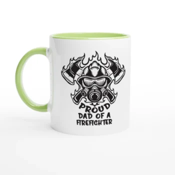 Proud Dad of a Firefighter Coffee Mug 11oz - All Apparel & Gifts