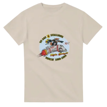 Tomcat Nose Art 302 T-Shirt | Vintage Aviation Tee - All Apparel & Gifts, Military, US Navy, T-Shirts