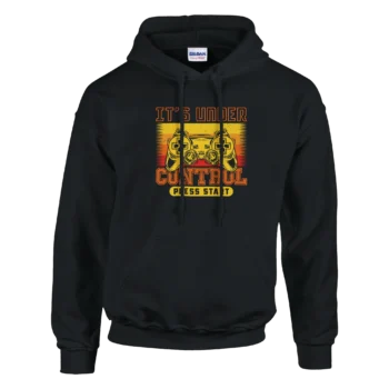 Press Start Gaming Hoodie | Control Lover Pullover - All Apparel & Gifts, Hoodies, Video & Games