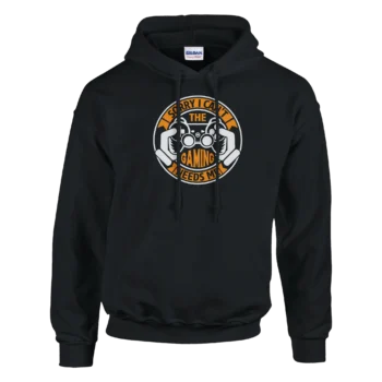 Gaming Needs Me Typography Hoodie - All Apparel & Gifts, Hoodies, Video & Games