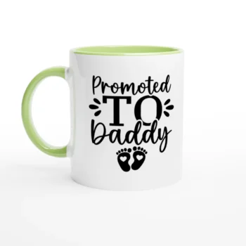 Promoted to Daddy 01 Coffee Mug | 11oz Ceramic - All Apparel & Gifts