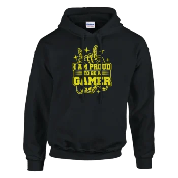 Proud to be a Gamer Hoodie | Cozy Pullover - All Apparel & Gifts, Hoodies, Video & Games