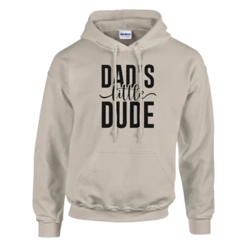 Dad's Little Dude 01 Pullover Hoodie - All Apparel & Gifts, Funny Quotes, Hoodies