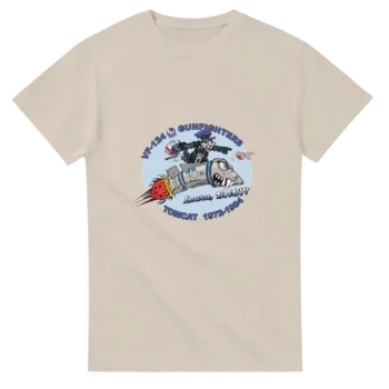Tomcat Nose Art 124 T-Shirt | Vintage Aviation Tee - All Apparel & Gifts, Military, US Navy, T-Shirts
