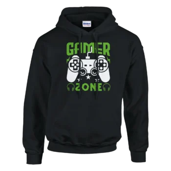 GAMER ZONE Pullover Hoodie | Warm Fleece Lined - All Apparel & Gifts, Hoodies, Video & Games
