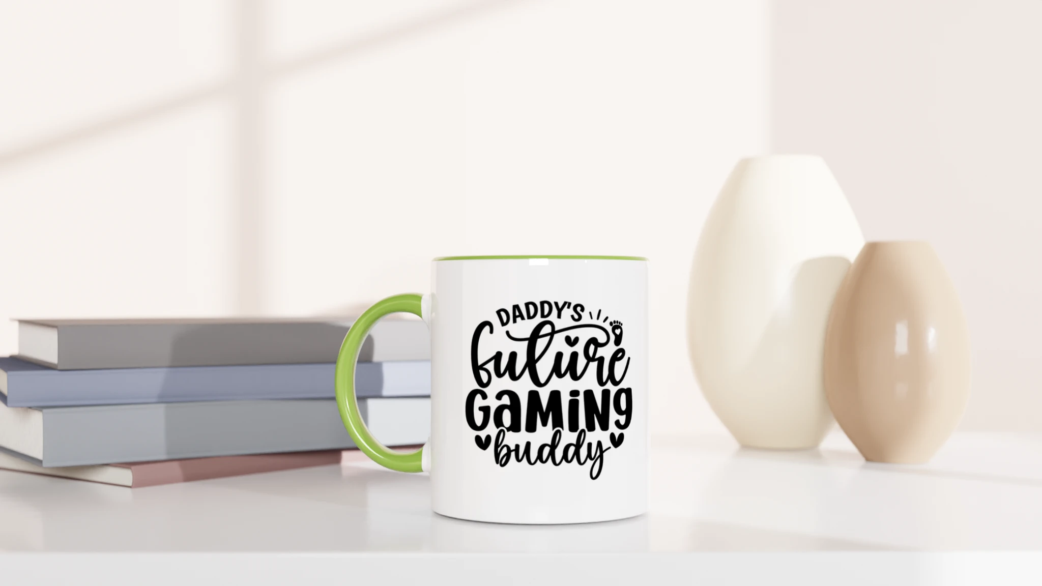 Daddy's Future Gaming Buddy Coffee Mug 11oz - All Apparel & Gifts, Funny Quotes, Mugs