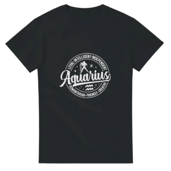 Aquarius Zodiac Graphic T-Shirt | Unisex Tee - All Apparel & Gifts