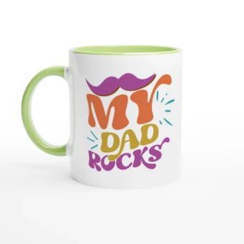 My Dad Rocks 01 Ceramic Mug - 11oz - All Apparel & Gifts