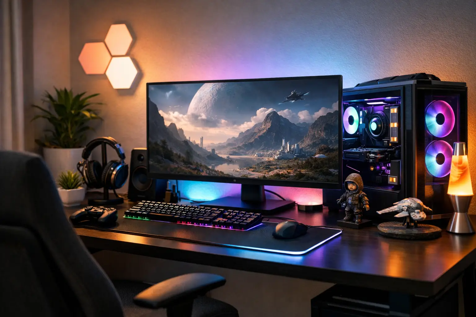 12 Gaming Desk Decor Examples That Show Your Style