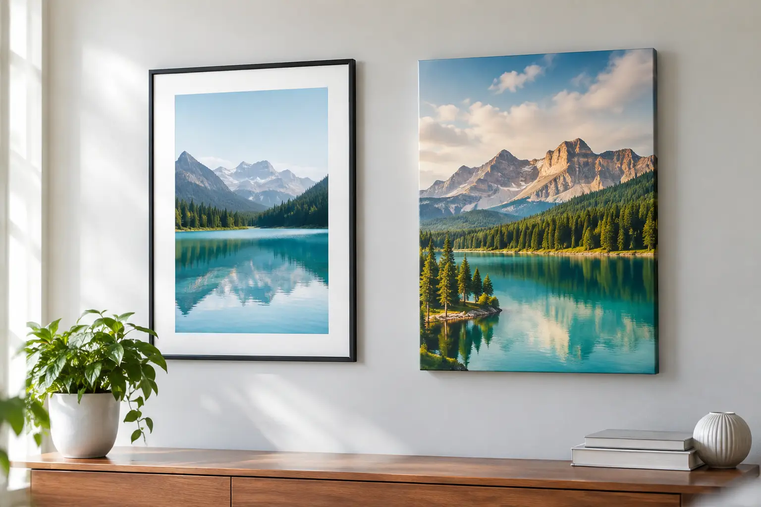 Posters Versus Canvas Prints: Which Fits?